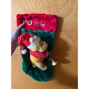 Vintage Winnie the Pooh Christmas stocking